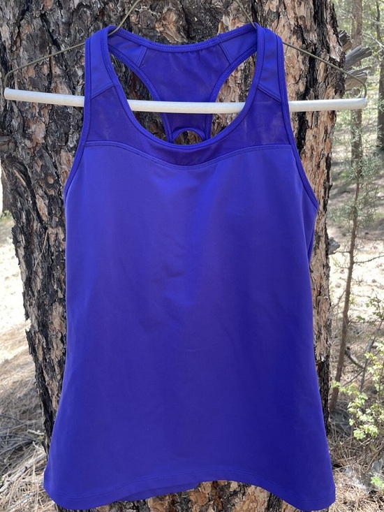 Athleta Tops - Athleta Yoga Purple Sleeveless Exercise Tank w Built In Bra Medium